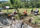 Gotong Royong TNI–Warga Desa Joho Tulungagung, Progres Jembatan Garuda Klampok 02 Terus Dikebut